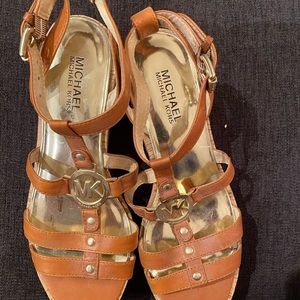 Michael Kors Espadrilles Size 7.5, leather uppers